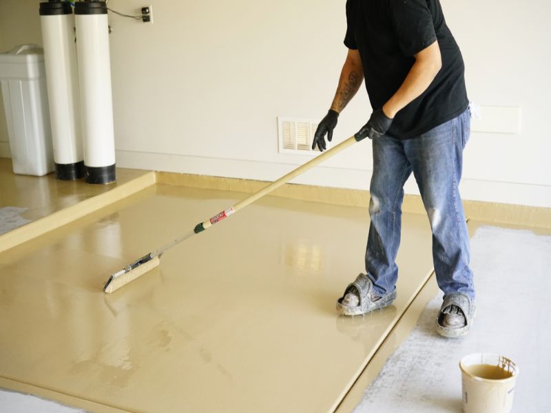 Create Designs With Epoxy Floor Paint - Premier Concrete Coatings